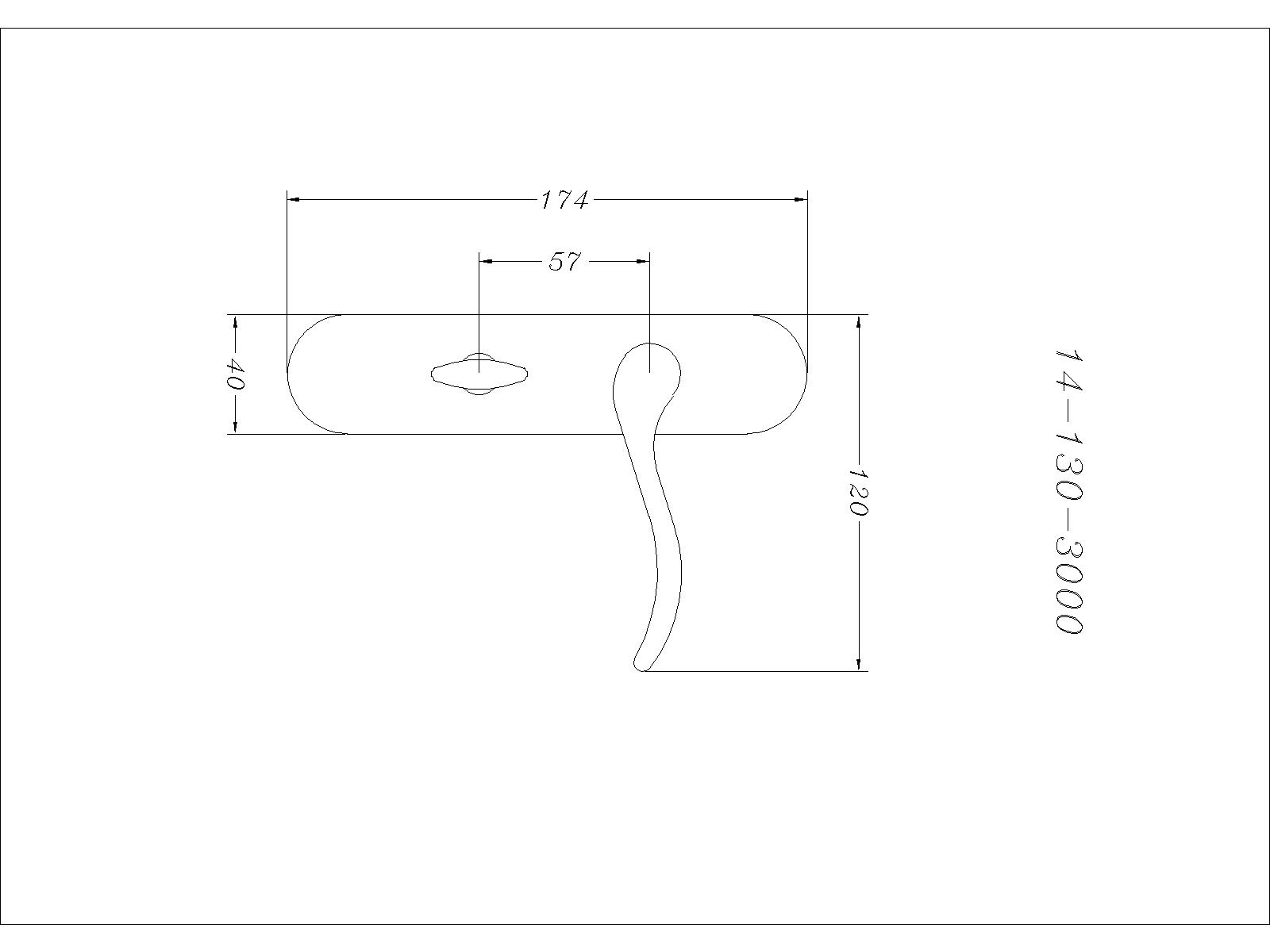 Urfic Geneva Bathroom Door Handle Matt Black IronmongeryDirect