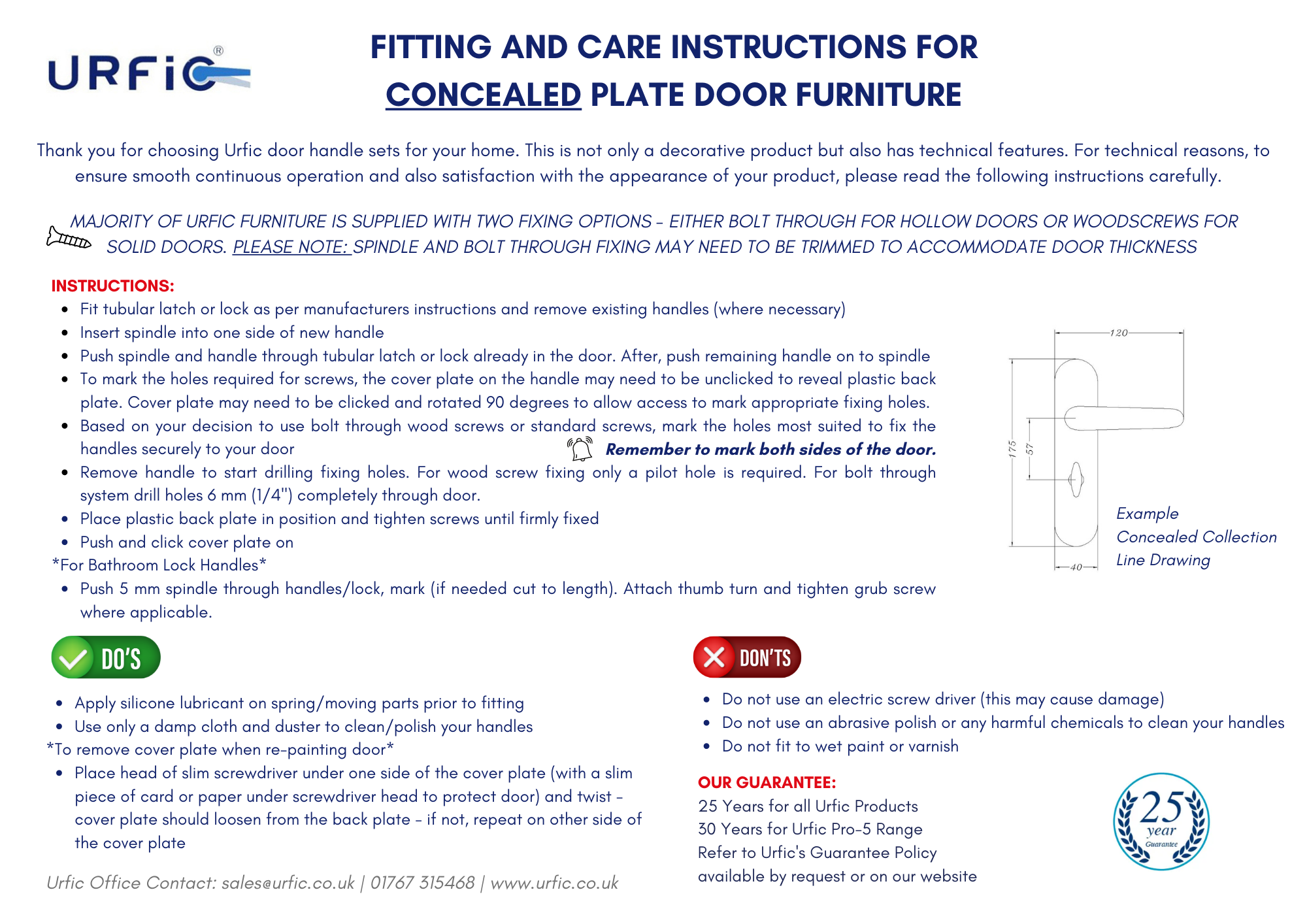 Urfic Geneva Bathroom Door Handle Matt Black IronmongeryDirect