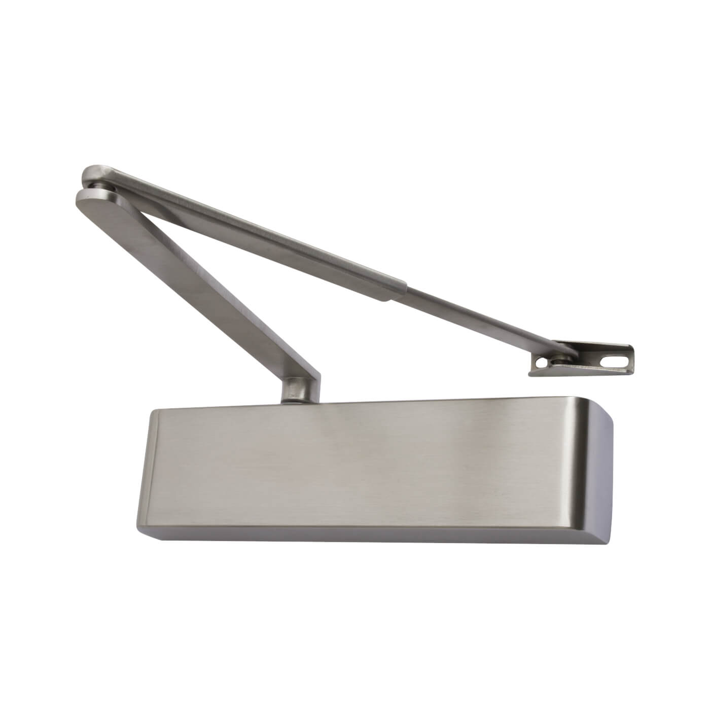 Rutland® TS9205 Door Closer Satin Stainless Steel IronmongeryDirect