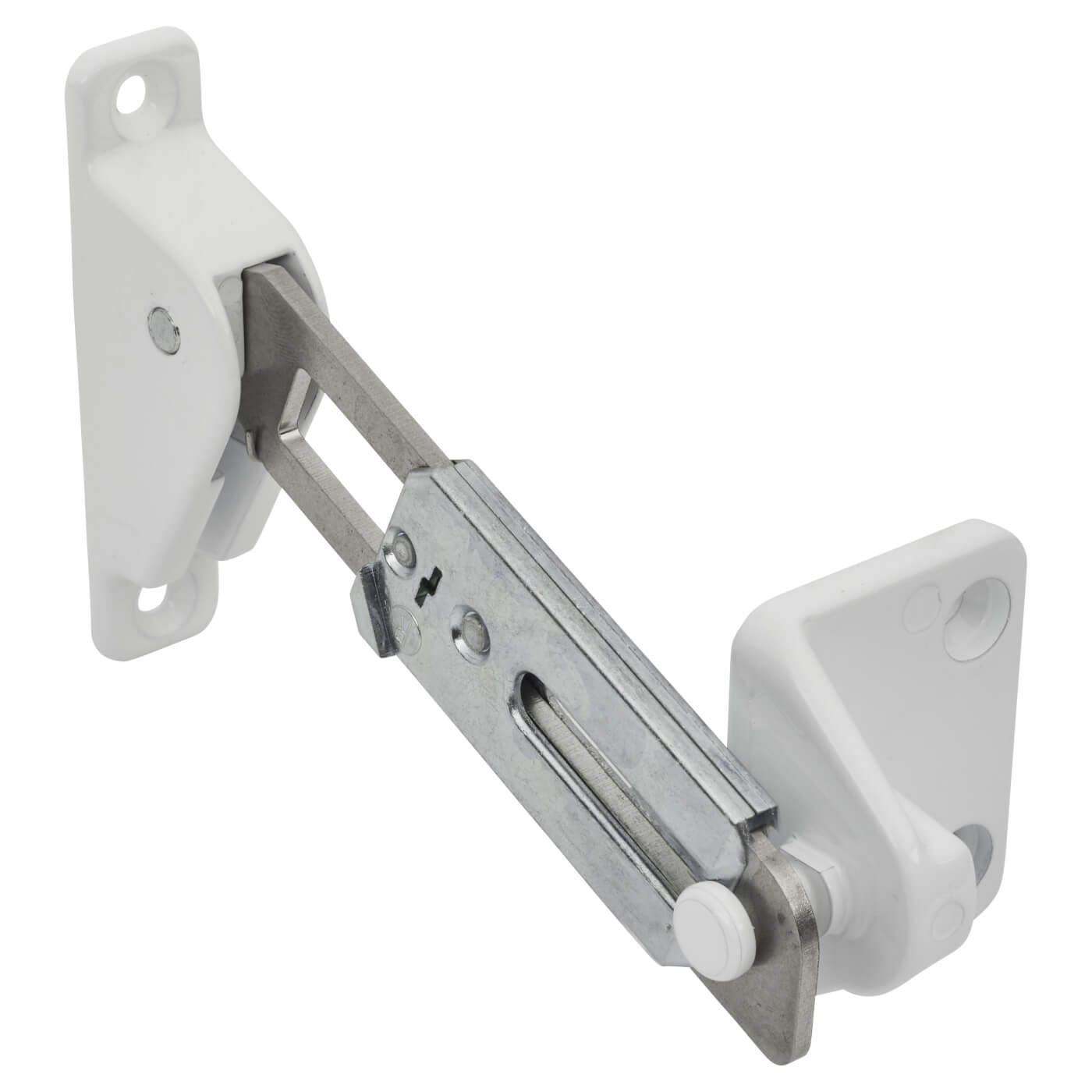 Surface Mounted uPVC/Timber Window Restrictor Left Hand White