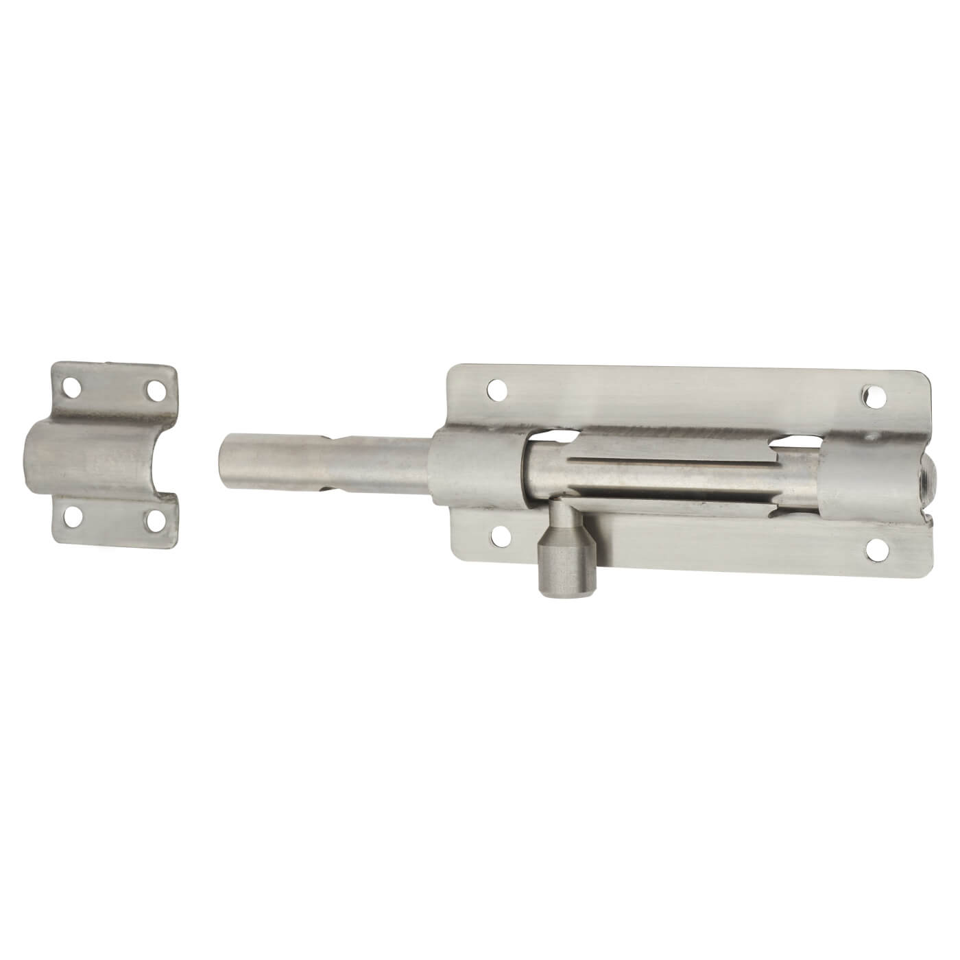Padlock Barrel Bolt 130mm Stainless Steel IronmongeryDirect