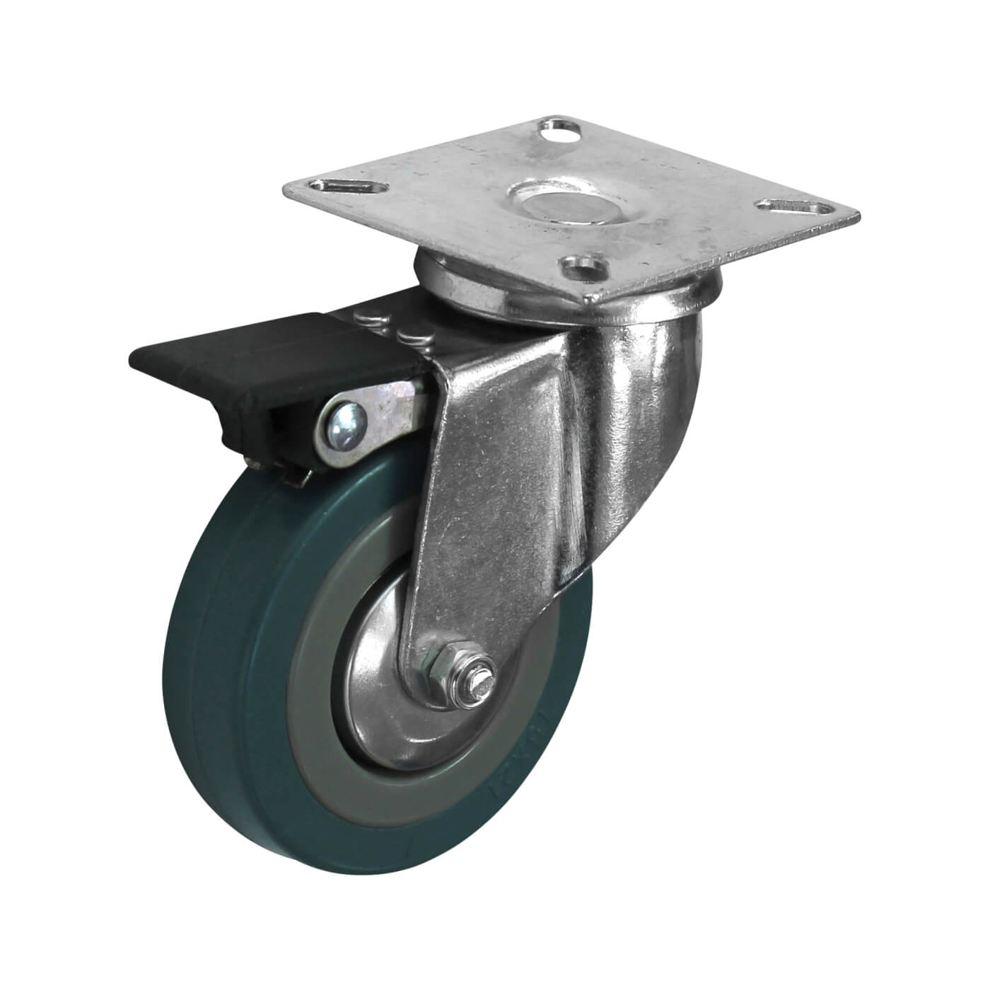 Coldene General Purpose Castor Swivel Braked 45kg Maximum Weight