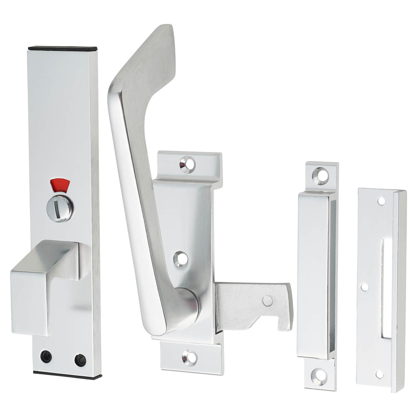 Facility Indicator Bolt Polished Anodised Aluminium IronmongeryDirect