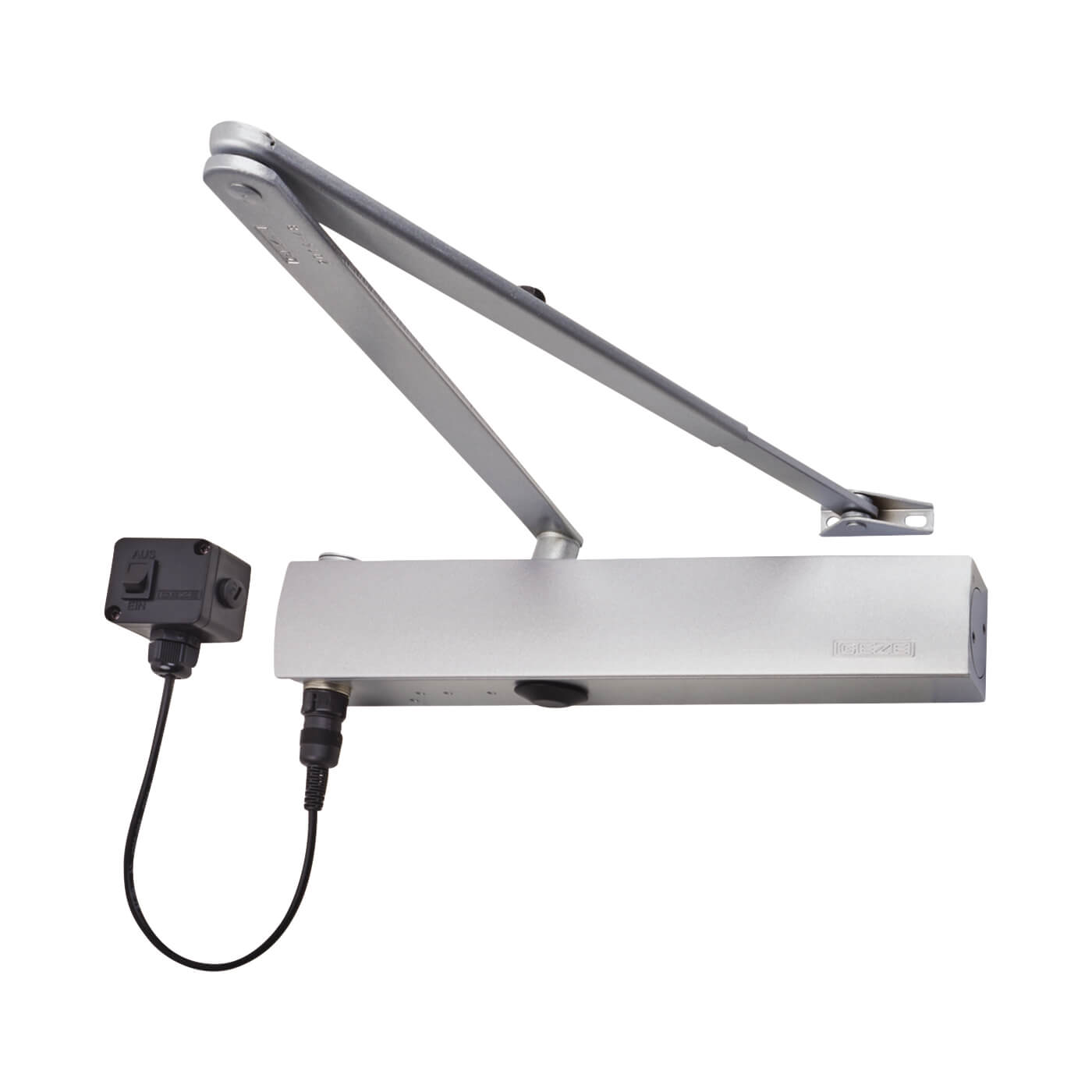 GEZE TS4000E Door Closer Silver IronmongeryDirect